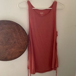 Mossimo side tie tank, size medium